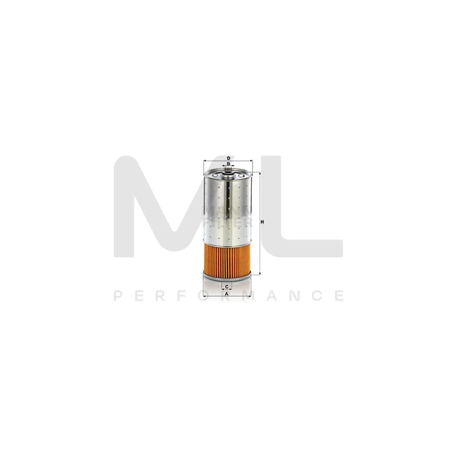 MANN-FILTER PF 1055/1 n Oil Filter suitable for MERCEDES-BENZ 100 with seal, Filter Insert