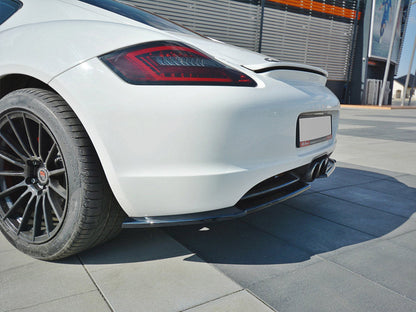 Maxton Design PO-CA-S-987-RSD1T Rear Side Splitters Porsche Cayman S 987c | ML Performance UK Car Parts