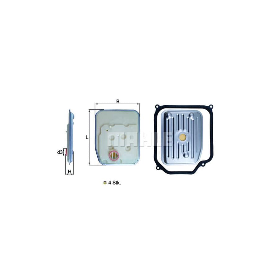 Mahle Original Hx 147Kit1 Hydraulic Filter, Automatic Transmission | ML Performance UK Car Parts
