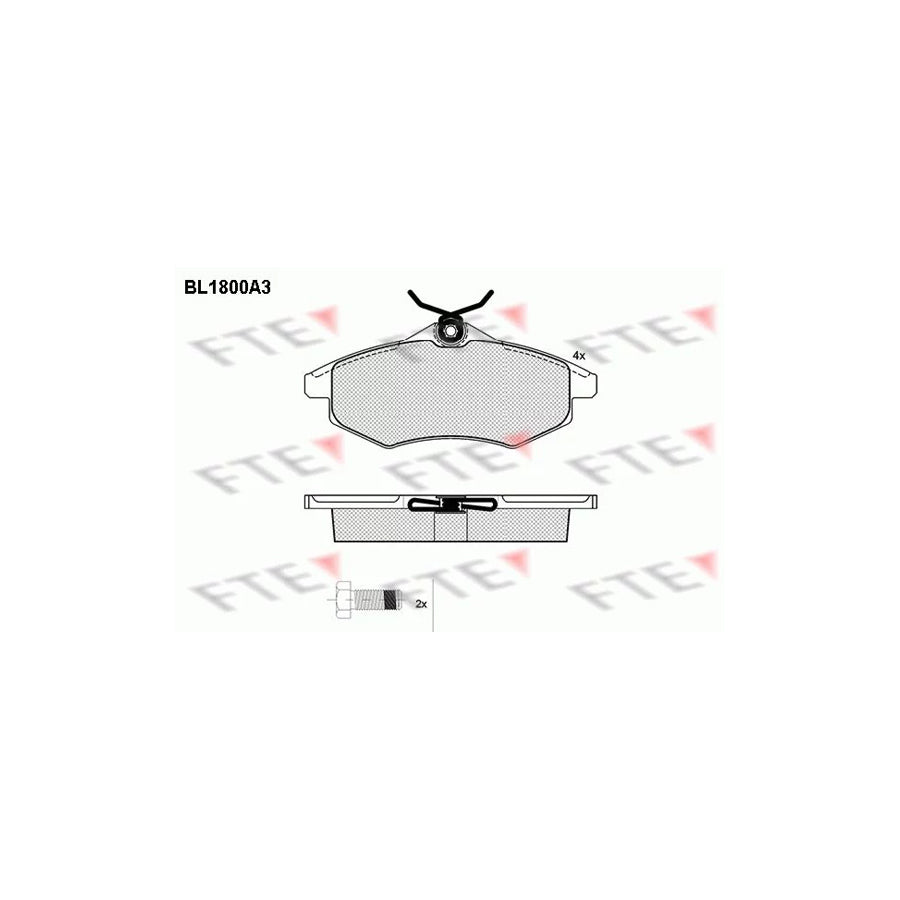 FTE 9010372 Brake Pad Set