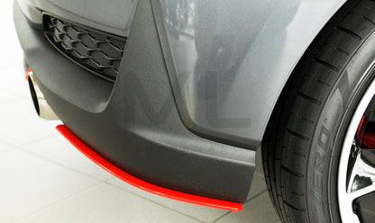 Rieger 00076004 Hyundai Rear Side Splitter (i30 N-Performance & i30 N) 6 | ML Performance UK Car Parts
