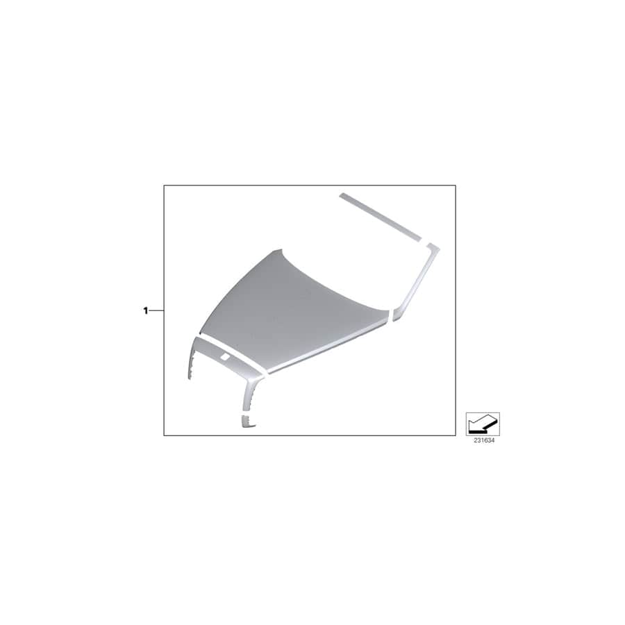 Genuine BMW 51317204984 RR4 Clip (Inc. Ghost)