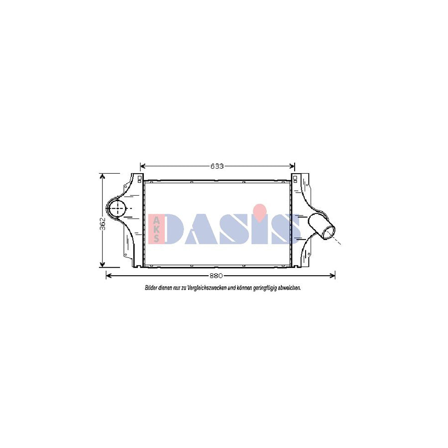 AKS Dasis 820245N Air Conditioning Evaporator for Opel Omega
