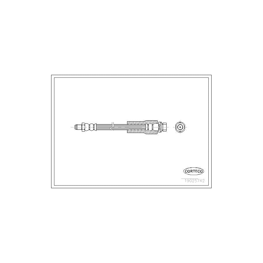 Corteco 19025742 Brake Hose