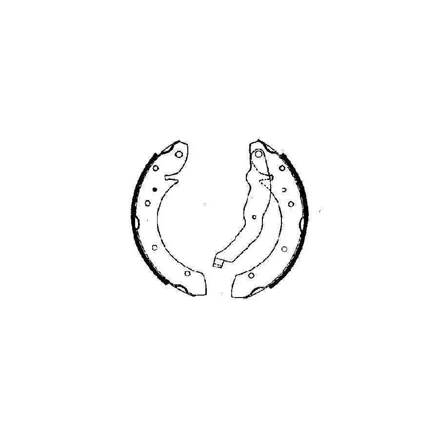 FTE Bb1125A2 Brake Shoe Set for BMW 3 Series