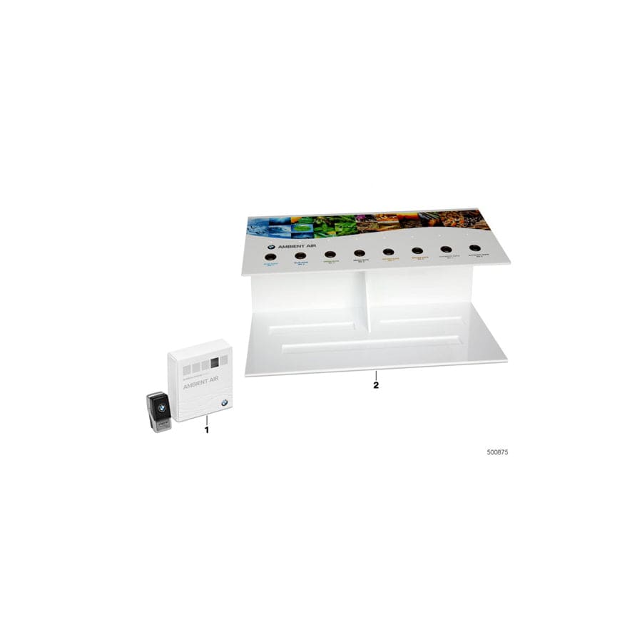 Genuine BMW 83192410684 G07 M G11 Display Bmw Ambient Air Empty DISPLAY (Inc. 750i, X3 30iX & X4 30dX)