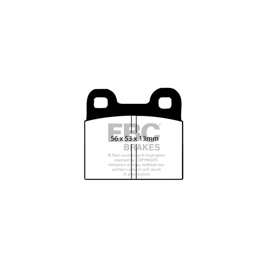 EBC PD40K1682 Saab 99 Ultimax Pad & Plain Disc Kit - ATE Caliper 3 | ML Performance UK Car Parts