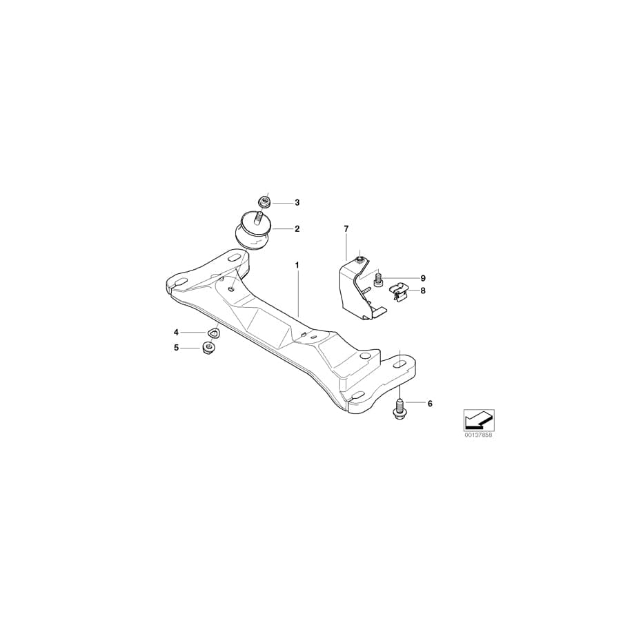 Genuine BMW 11787516974 E46 Bracket For Lambda Probe Cable (Inc. 318i)