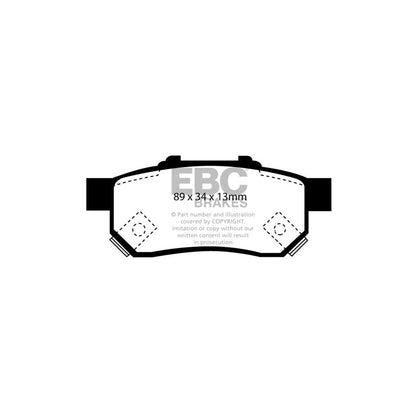 EBC DP984/2 Honda Ultimax Rear Brake Pads - Akebono Caliper 2 | ML Performance UK Car Parts