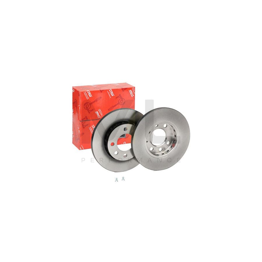 TRW DF4205 Brake Disc Vented, Painted, High-carbon  - 1 piece