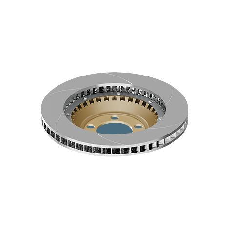 PAGID RK380340501 FRONT LEFT & RIGHT PORSCHE RBD MULTI-T-DISC ROTOR REPLACEMENT KIT