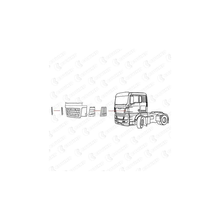 Covind Tgx/165 Wind Deflector
