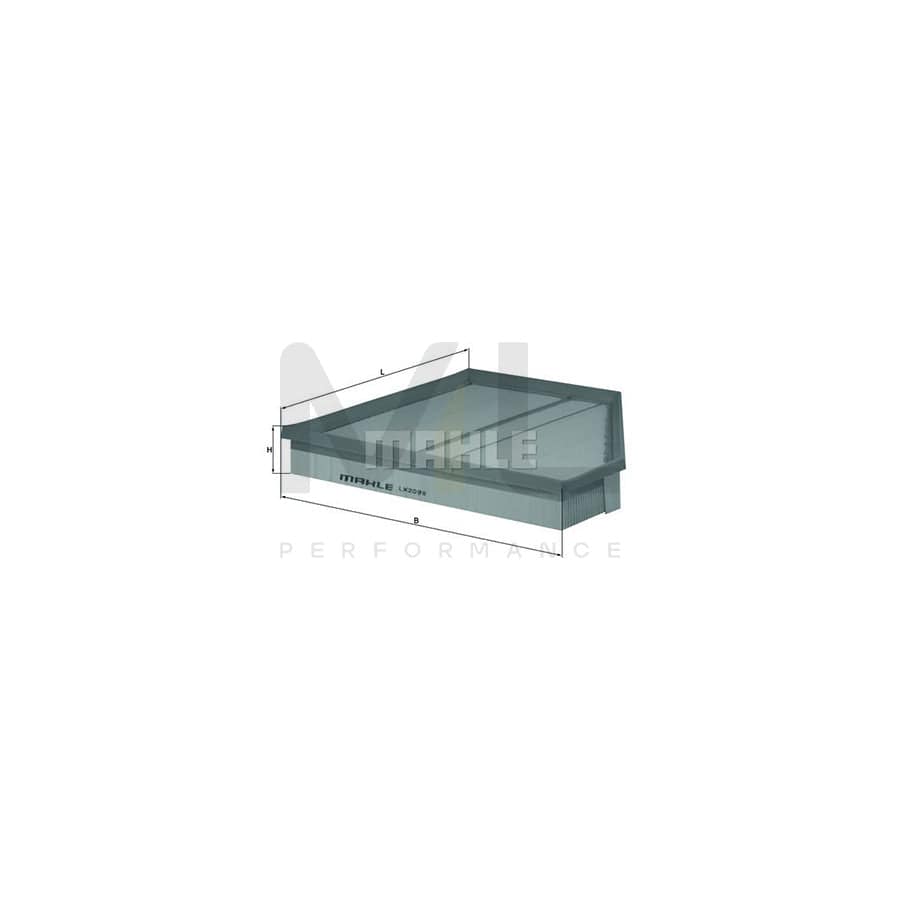 MAHLE ORIGINAL LX 2098 Air Filter for BMW X5 (E70) Filter Insert | ML Performance Car Parts