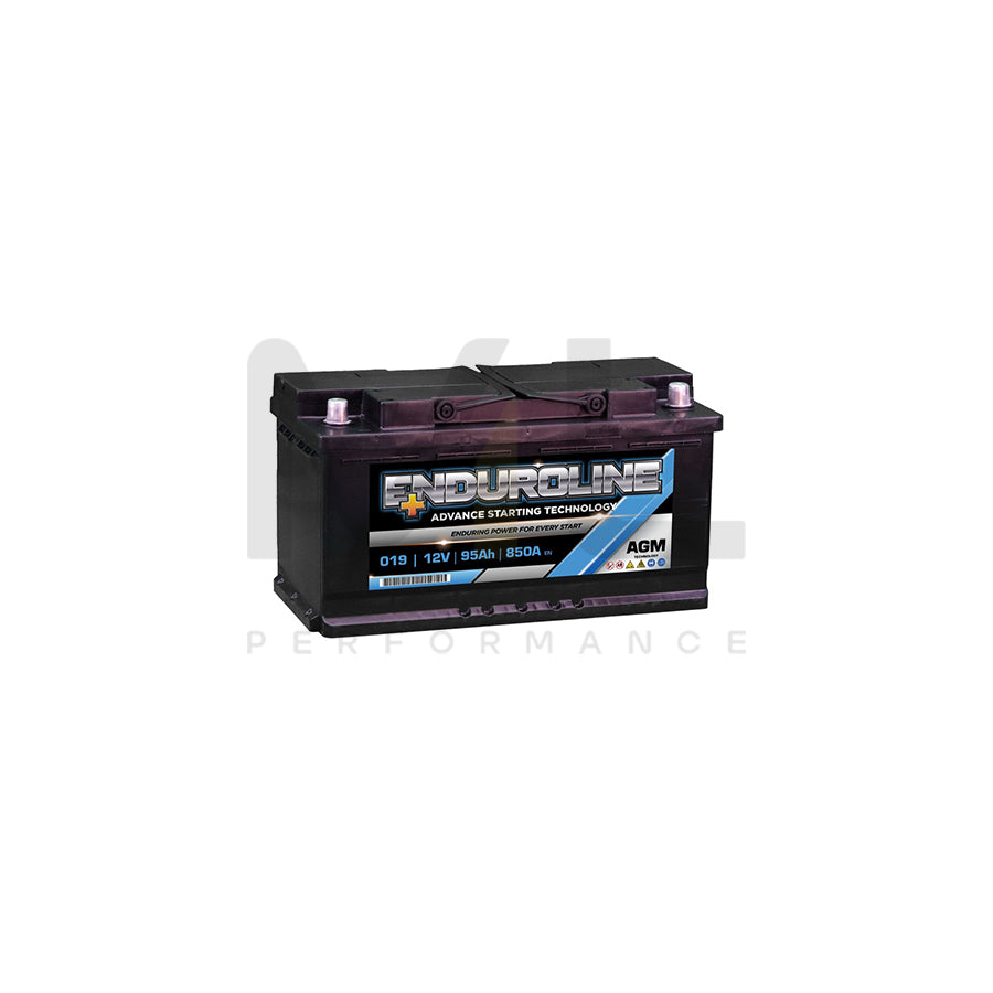 Enduroline 019 AGM Start Stop Car Battery 95Ah