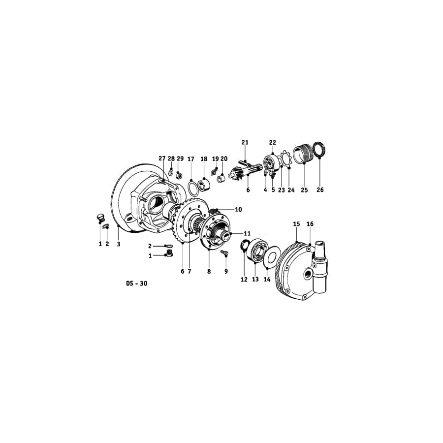 Genuine BMW 33120026232 Driving Dog (Inc. R68, R67/2/3 & R51/3)