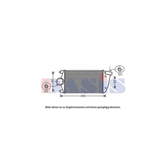 AKS Dasis 177010N Intercooler for Porsche 911