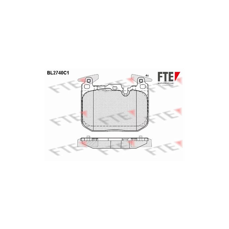 FTE Bl2740C1 Brake Pad Set
