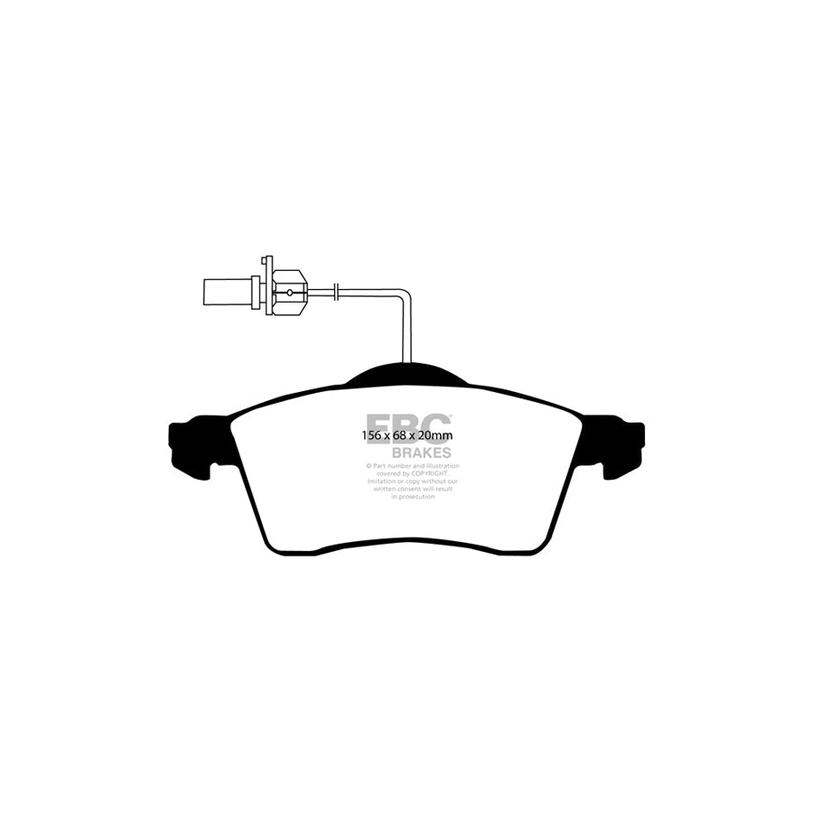 EBC PD40K1920 VW Caravelle Ultimax Pad & Plain Disc Kit - Girling/TRW Caliper 2 | ML Performance UK Car Parts