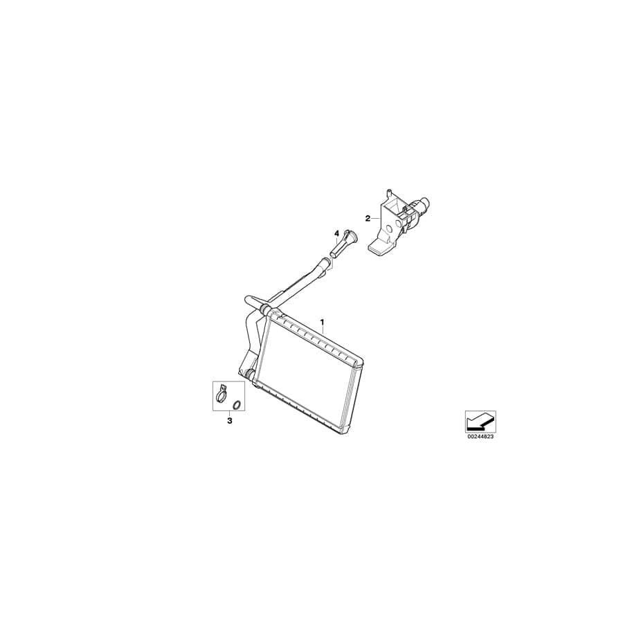 Genuine BMW 64116951394 E87 E92 E88 Grommet For Water Pipe DENSO (Inc. M3, 320si & X1 20d)