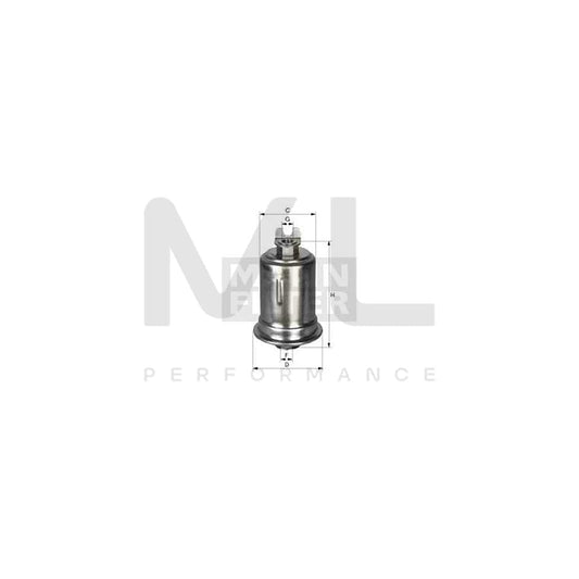 MANN-FILTER WK 614/35 Fuel filter In-Line Filter