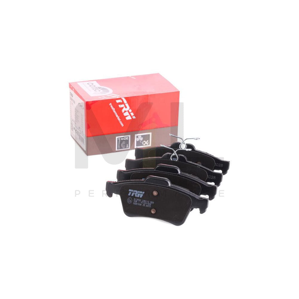 TRW Gdb1938 Brake Pad Set Cotec, Not Prepared For Wear Indicator