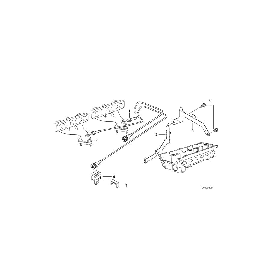 Genuine BMW 11781740850 E36 Guide Shield (Inc. 323i, 328i & 320i)