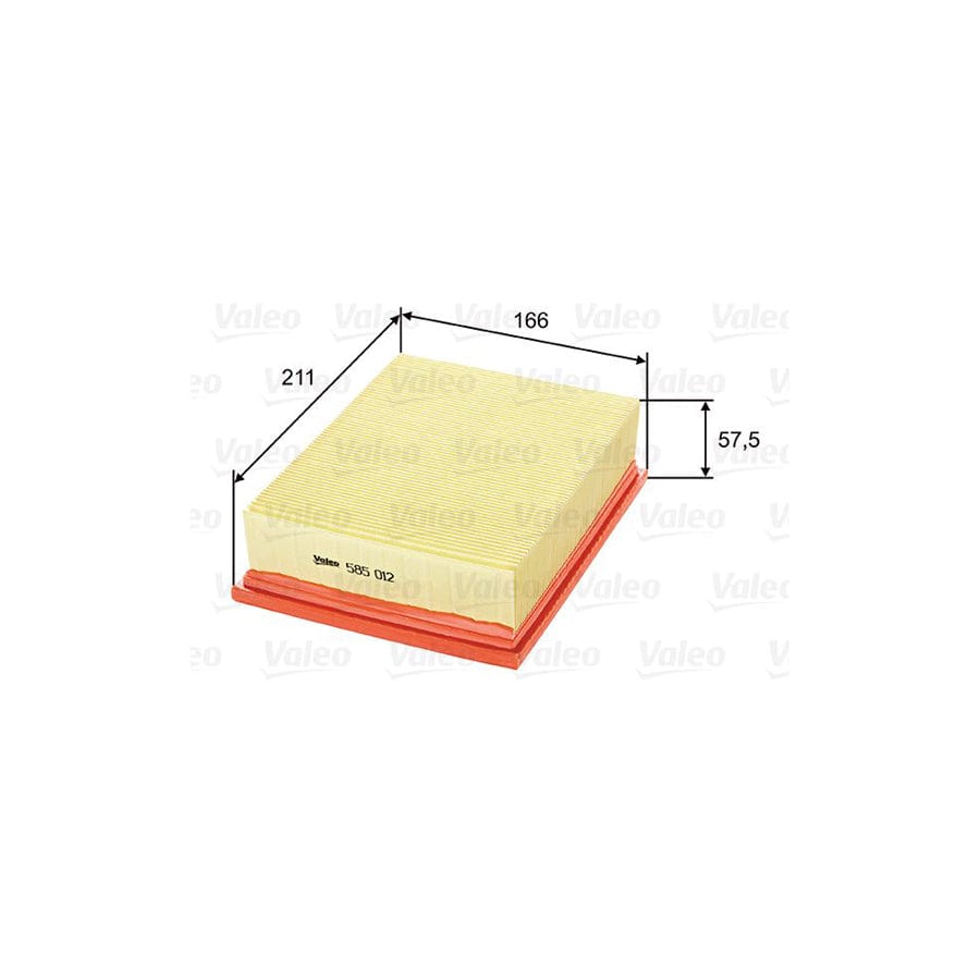 Valeo 585012 Air Filter