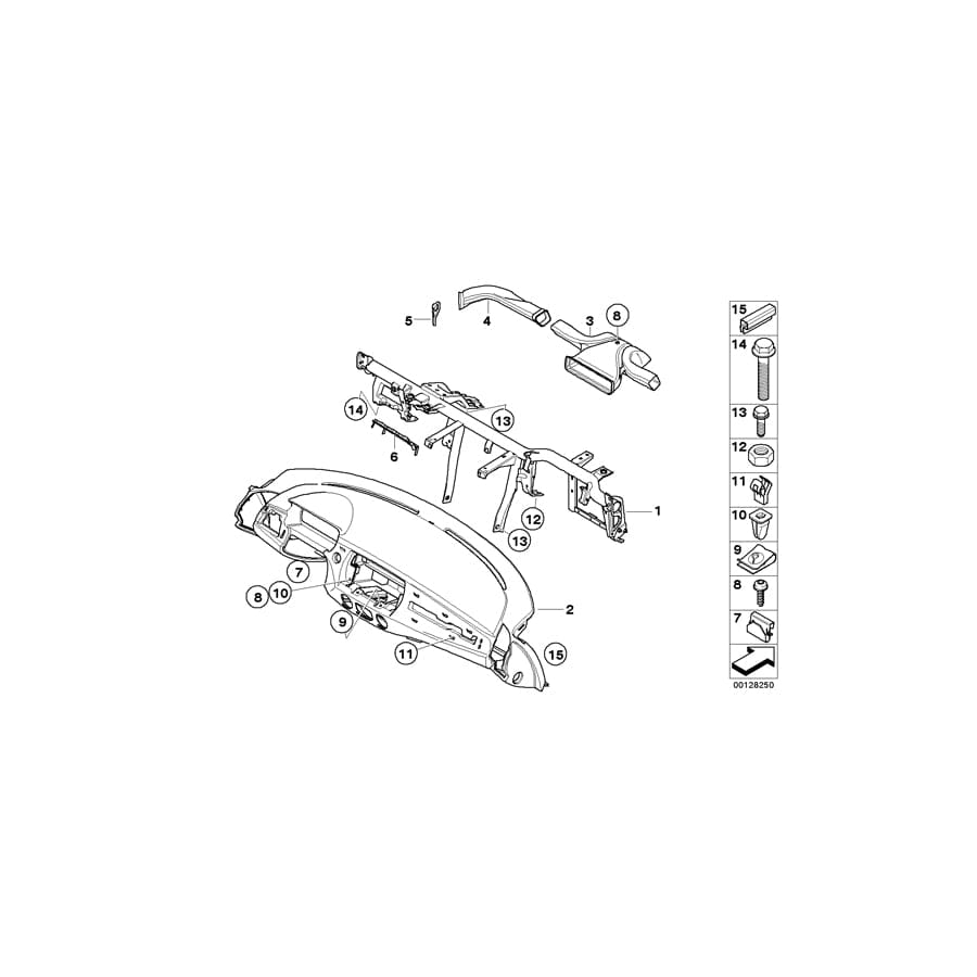 Genuine BMW 51457016913 E85 E86 Cold Air Duct Left (Inc. Z4 M3.2, Z4 3.0i & Z4 2.2i)
