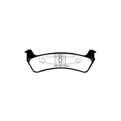 EBC PD40K735 Ford Explorer Ultimax Pad & Plain Disc Kit 3 | ML Performance UK Car Parts