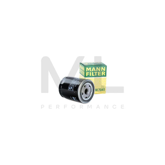 MANN-FILTER W 7041 Oil Filter Spin-on Filter, with one anti-return valve