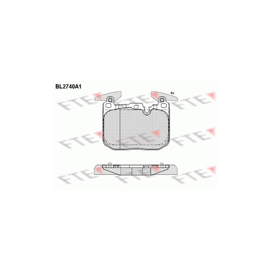 FTE Bl2740A1 Brake Pad Set