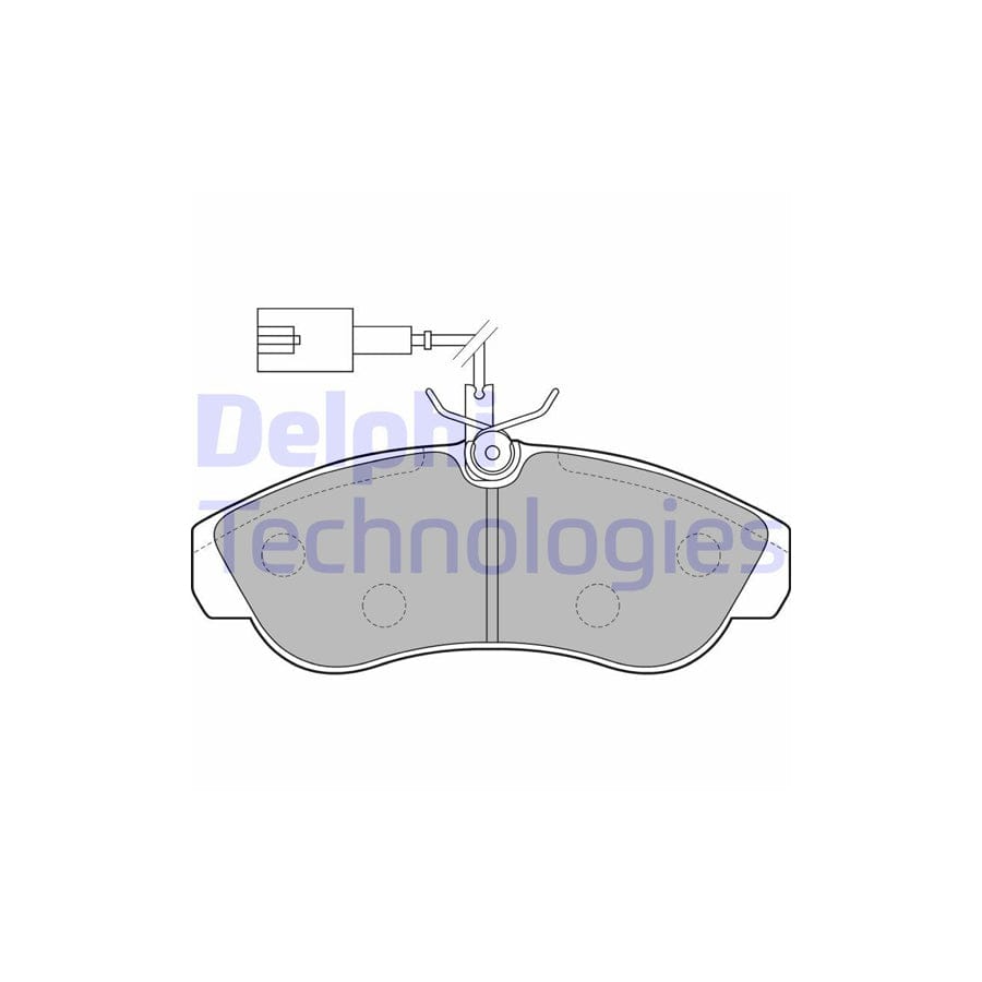 Delphi Lp1730 Brake Pad Set