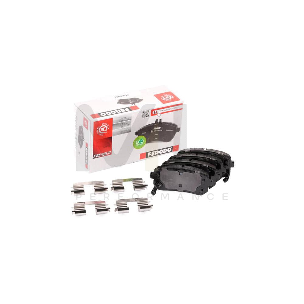 Ferodo Premier Eco Friction FDB1956 Brake Pad Set With Acoustic Wear Warning, With Piston Clip, With Accessories