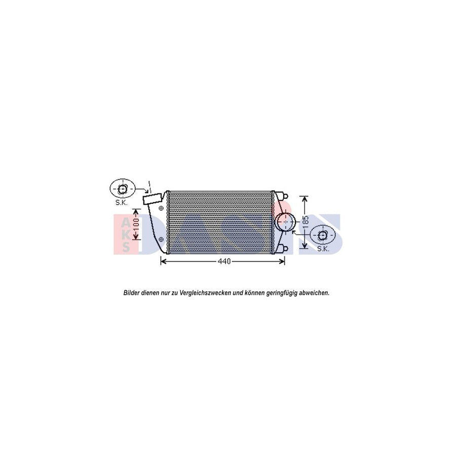 AKS Dasis 177011N Intercooler for Porsche 911