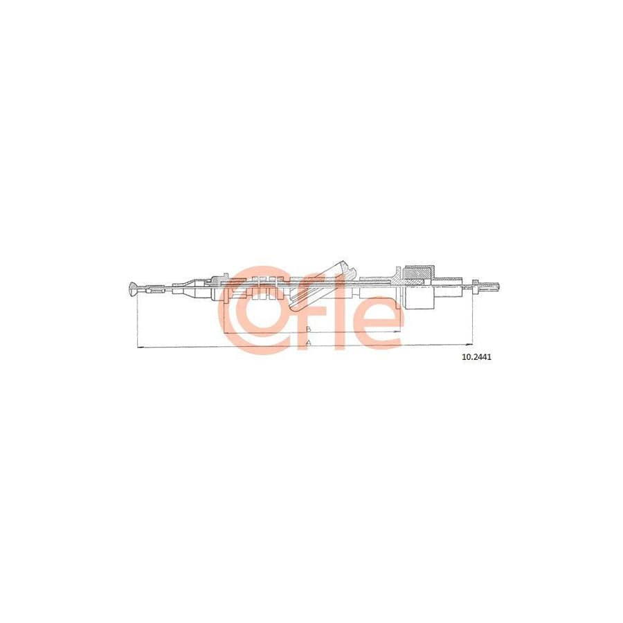 Cofle 92.10.2441 Clutch Cable for Ford Transit
