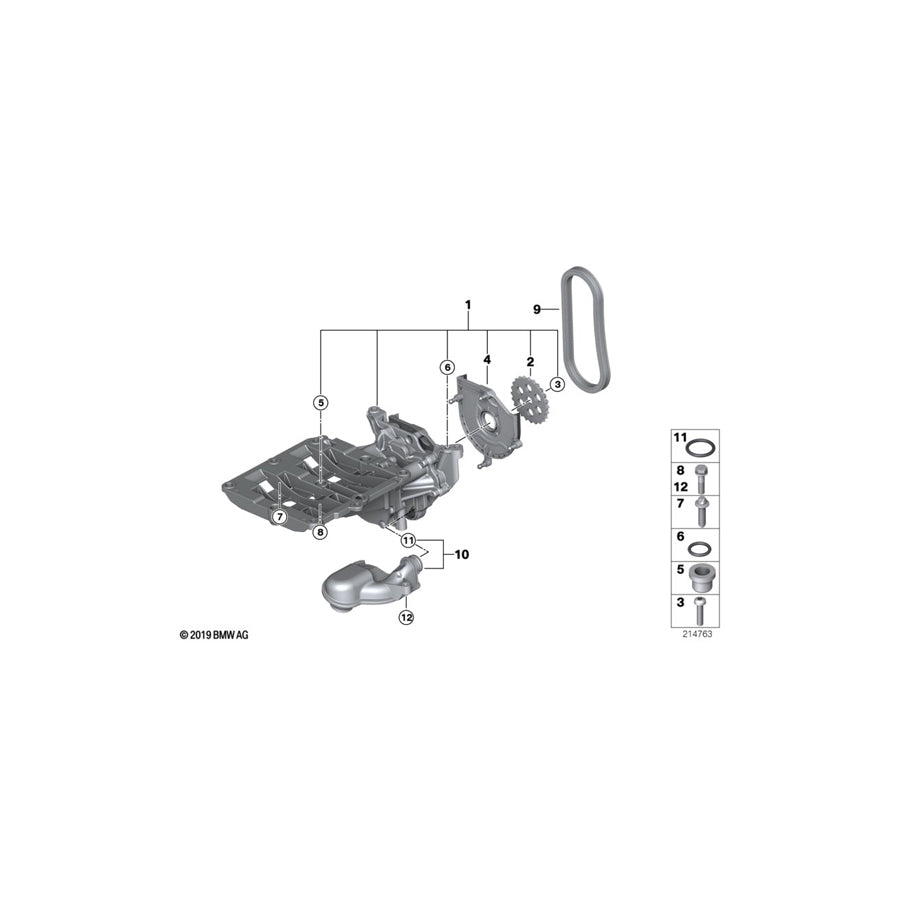 Genuine BMW 11417804949 E92 E90 E88 Spacer Bush (Inc. 520d, 320d & X1 18dX)