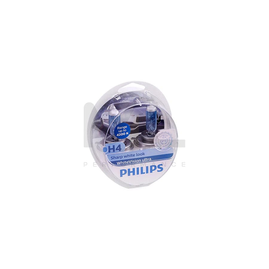 PHILIPS 12342WVUSM Bulb, spotlight H4 12V 60/55W P43t-38 4200K Halogen