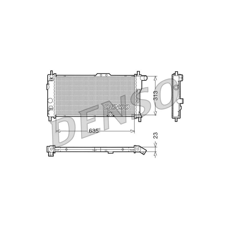 DENSO DRM20032 Engine Radiator