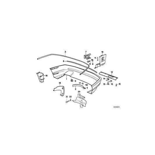 Genuine BMW 72158124627 E31 Towing Suspension (Inc. 840i, 850Ci & 840Ci)
