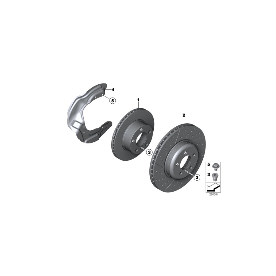 Genuine BMW 34106873417 F23 F32 F21 Protection Plate Left (Inc. 328i, 114d & 230i)