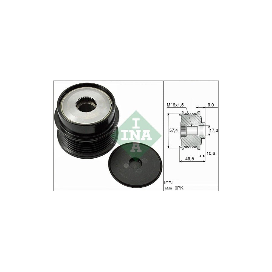 Ina 535 0189 10 Alternator Freewheel Clutch