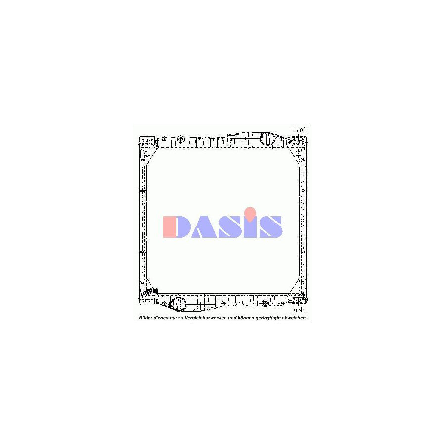 AKS Dasis 460001N Engine Radiator