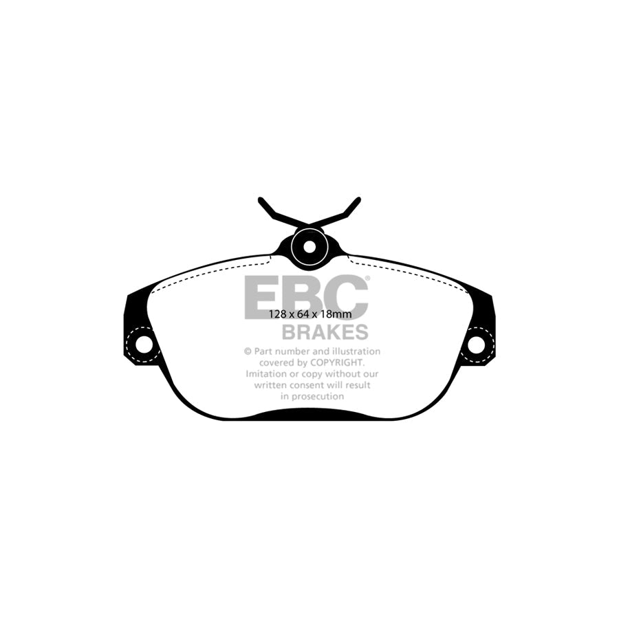 EBC DP1095 Volvo Ultimax Front Brake Pads - ATE/Girling/TRW Caliper 2 | ML Performance UK Car Parts