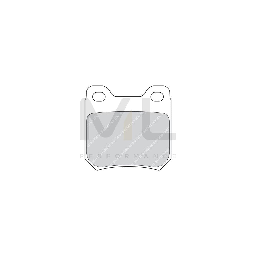 Ferodo Premier FDB609 Brake Pad Set Not Prepared for Wear Indicator, With Brake Caliper Screws