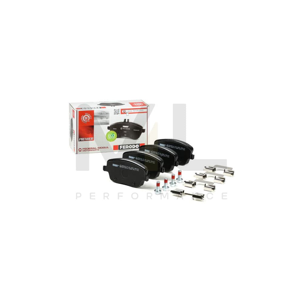 Ferodo Premier Eco Friction FDB1419 Brake Pad Set Not Prepared for Wear Indicator, With Accessories