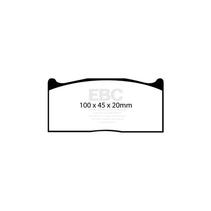 EBC DP4044R Yellowstuff Street and Track Brake Pads 2 | ML Performance UK Car Parts