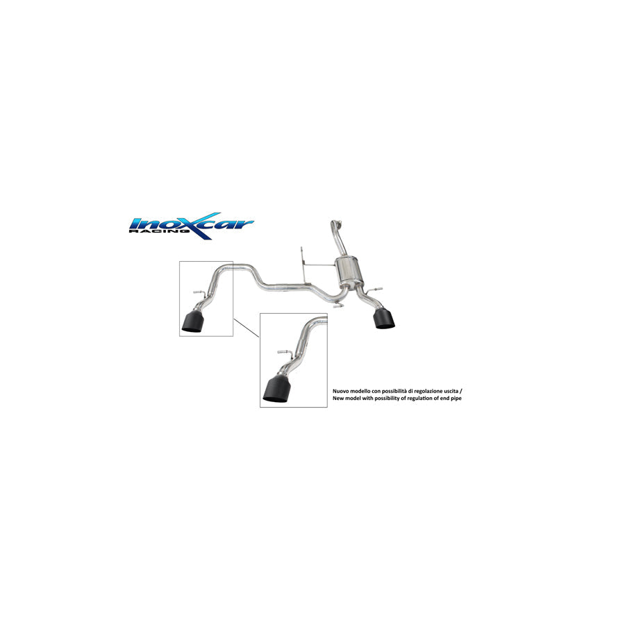 InoXcar SUSW.06.10CBLACK Suzuki Swift Rear Silencer