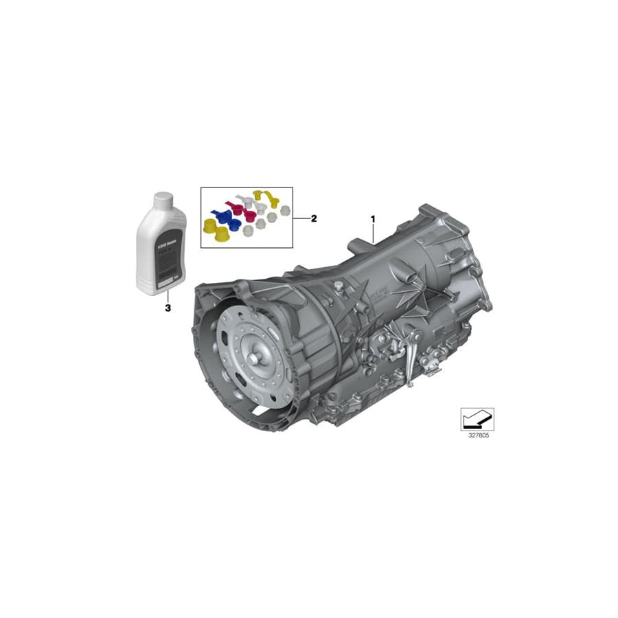 Genuine BMW 24008601212 F33 F36 F32 Exch. Automatic Transmission Eh GA8HP45X (Inc. 335iX & 435iX)