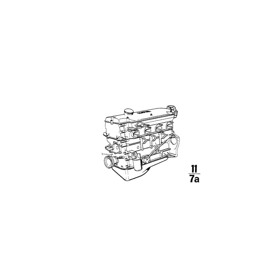 Genuine BMW 11129065718 E12 Gasket Set Cylinder Head Asbestos Free M10 B18 (Inc. 518, 1802 & 1800)