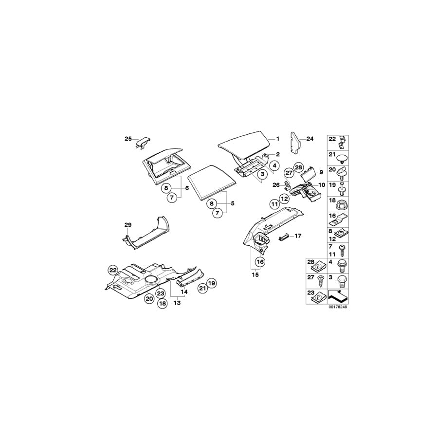 Genuine BMW 51453402694 E83 Cover F Solar Sensor Cut-Out (Inc. X3)